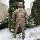 Мужской зимний костюм куртка + брюки Soft Shell с подкладкой Omni-Heat пиксель размер XL - изображение 2
