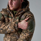 Зимовий Костюм Soft Shell на Omni-Heat з капюшоном / Чоловіча Форма Куртка + Штани піксель розмір 5XL - зображення 5