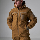 Костюм Soft Shell на Omni-Heat с капюшоном / Мужская Форма Куртка + Брюки койот размер L - изображение 2
