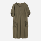 Плаття-футболка коротке літнє жіноче Tatuum Linia T2314.193 M Хакі (5900142252921) - зображення 5