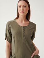 Плаття-футболка коротке літнє жіноче Tatuum Linia T2314.193 L Хакі (5900142252938) - зображення 3