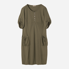 Плаття-футболка коротке літнє жіноче Tatuum Linia T2314.193 XL Хакі (5900142252945) - зображення 5