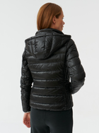 Куртка демісезонна коротка з капюшоном жіноча Tatuum Markana T2316.011 38 Чорна (5900142262395) - зображення 2