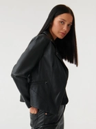 Шкіряна куртка жіноча Tatuum Ramonesi T2316.013 34 Чорна (5900142263002) - зображення 3