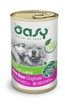 Вологий корм для собак Oasy OAP Adult Medium/Large Дикий кабан