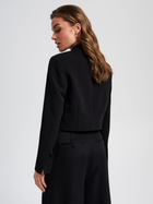 Піджак жіночий класичний короткий Sinsay 9068T-99X XS Чорний (5905035769173) - зображення 4