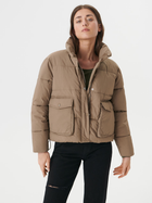 Куртка зимова жіноча Sinsay 9799A-80X S Коричнева (5904620443221) - зображення 1
