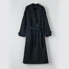 Пальто жіноче осіннє довге Sinsay 3153F-99X L Чорне (5905035311327) - зображення 5