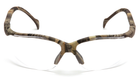 Очки защитные в камуфлированной оправе открытые Pyramex Venture-2 Camo Forest (clear) прозрачные - изображение 3