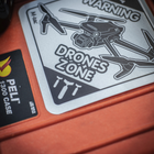 M-Tac наклейка Drones Zone світловідбиваюча Large Black - зображення 4