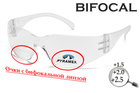 Біфокальні захисні окуляри Pyramex Intruder Bifocal (+1.5) (clear) прозорі - зображення 2