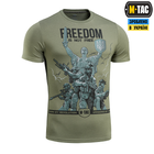 M-Tac футболка Freedom Light Olive 3XL - изображение 3