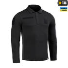 M-Tac поло тактическое длинный рукав 65/35 Black XL - изображение 3