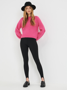 Sweter damski z bufiastymi rękawami Sinsay 7240J-30M L Różowy (5904298754056) - obraz 3