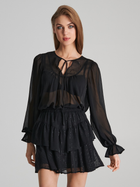Блузка жіноча Sinsay 2848F-99X S Чорна (5904298163919) - зображення 1