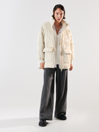 Куртка зимова жіноча Sinsay 3115F-02X XL Бежева (5904015945262) - зображення 3