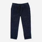 Детские вельветовые брюки для хлопчика Chicco 09008354000000 110 см Темно-сині (8054707906198) - зображення 1