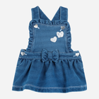 Дитячий літній сарафан для дівчинки Chicco 09045371000000 86 см Синій (8059609013661) - зображення 1