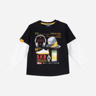 Дитяча футболка з довгими рукавами для хлопчика Chicco 09067431000000 104 см Чорна (8059609174546) - зображення 1