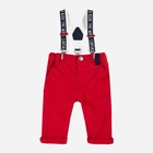 Дитячі штани для хлопчика Chicco 09008225000000 62 см Червоні (8054707832442) - зображення 1