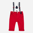 Spodnie dziecięce dla chłopca Chicco 09008225000000 68 cm Czerwone (8054707832459) - obraz 1