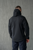 Куртка Softshell чоловіча ДСНС з Флісовою підкладкою темно-синя / Демісезонна водонепроникна XL - зображення 2