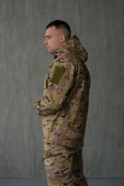 Куртка Softshell мужская Multicam с Флисовой подкладкой цвет Мультикам / Демисезонная водонепроницаемая XL - изображение 4