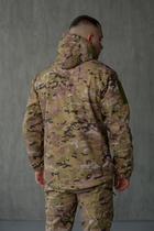 Куртка Softshell мужская Multicam с Флисовой подкладкой цвет Мультикам / Демисезонная водонепроницаемая XL - изображение 5