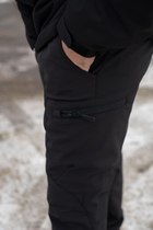 Брюки мужские SoftShell для полиции на флисе с высокой посадкой / Ветро и водозащитные штаны XL - изображение 5