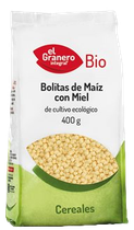 Kulki kukurydziane Granero z miodem organicznym 400 g (8422584048704) - obraz 1