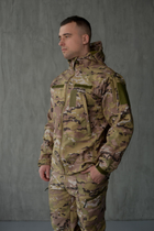 Куртка Softshell мужская Multicam с Флисовой подкладкой цвет Мультикам / Демисезонная водонепроницаемая S