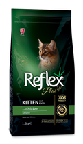 Корм Reflex Plus полноценный и сбалансированный для котят с курицей