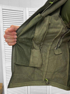 Осенняя тактическая куртка софтшел squat oliva S - изображение 6