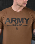 Тактическая хлопковая футболка Odin Army темный кайот M - изображение 7