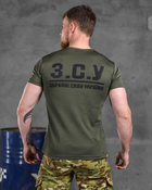 Тактична футболка потовідвідна Odin oliva герб 2XL - зображення 5