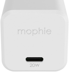 Ładowarka sieciowa Mophie speedport 20W USB-C Biała (409907457) - obraz 2