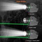Підствольний ліхтар із лазером Зелений промінь - зображення 2