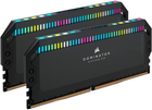 Pamięć Corsair DIMM DDR5-6200 32768MB PC5-49600 (Kit of 2x16384MB) Dominator Platinum RGB Black (CMT32GX5M2X6200C36) - obraz 2