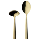 Набір ложок Raw Cutlery set gravy/potato spoon giftbox Champagne gold 2 шт (5709554146374) - зображення 1