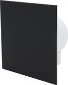 Вытяжной вентилятор c датчиком влажности и таймером AirRoxy dRim 100 HS plexi black на подшипниках черный глянцевый