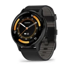Смарт-часы Garmin Venu 3 Slate S. Steel Bezel w. Black Case and Leather Band (010-02784-52)
