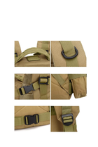 Модульний рюкзак Defense Pack Assembly 50L Coyote з відстібними підсумками, з міцного матеріалу Nylon 600D - зображення 6