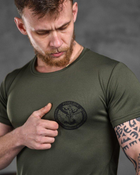 Тактична футболка потовідвідна Odin oliva розвідка XL - зображення 7