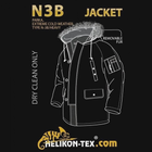 Куртка Helikon-Tex US N3B (Аляска), black XS/Regular (KU-N3B-PO-01) - изображение 3
