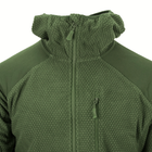 Куртка Helikon-Tex Alpha Hoodie - Grid Fleece, Olive green M/Regular (BL-ALH-FG-02) - изображение 8