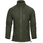 Куртка Helikon-Tex ALPHA Tactical - Grid Fleece, Olive Green 2XL/Regular (BL-ALT-FG-02) - изображение 2