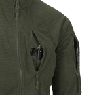 Куртка Helikon-Tex ALPHA Tactical - Grid Fleece, Olive Green 2XL/Regular (BL-ALT-FG-02) - изображение 8