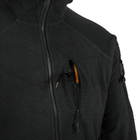 Куртка Helikon-Tex Alpha Hoodie - Grid Fleece, Black XL/Regular (BL-ALH-FG-01) - изображение 7