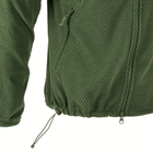 Куртка Helikon-Tex Alpha Hoodie - Grid Fleece, Olive green 3XL/Regular (BL-ALH-FG-02) - изображение 12