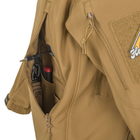 Куртка Helikon-Tex GUNFIGHTER - Shark Skin Windblocker, Coyote S/Regular (KU-GUN-FM-11) - изображение 10